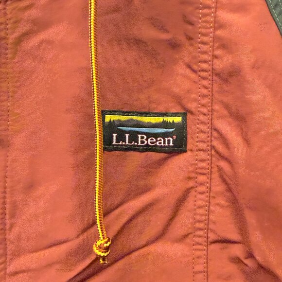 L.L.Bean Mountain Classic Anorak Rain Jacket Size Medium - Picture 4 of 5
